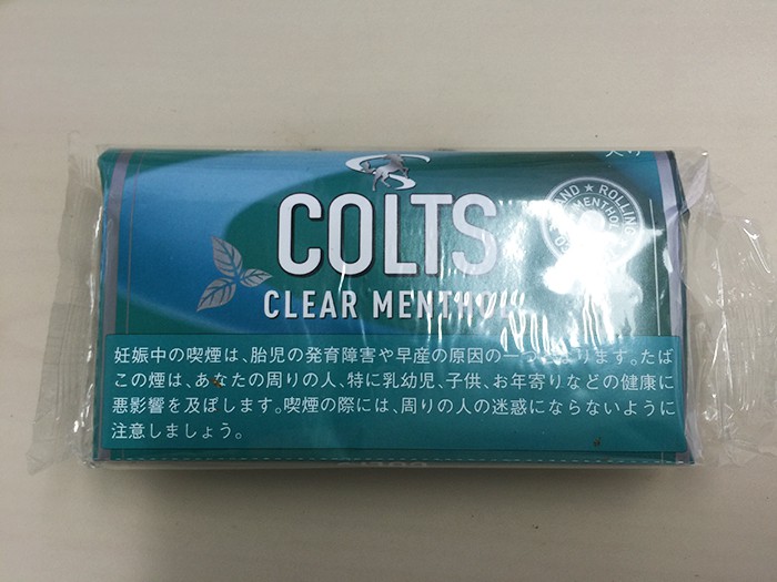 『コルツ・クリアメンソール（COLTS CLEAR MENTHOL）』タバコ輸入業者がオススメする手巻きタバコ（シャグ）レビュー